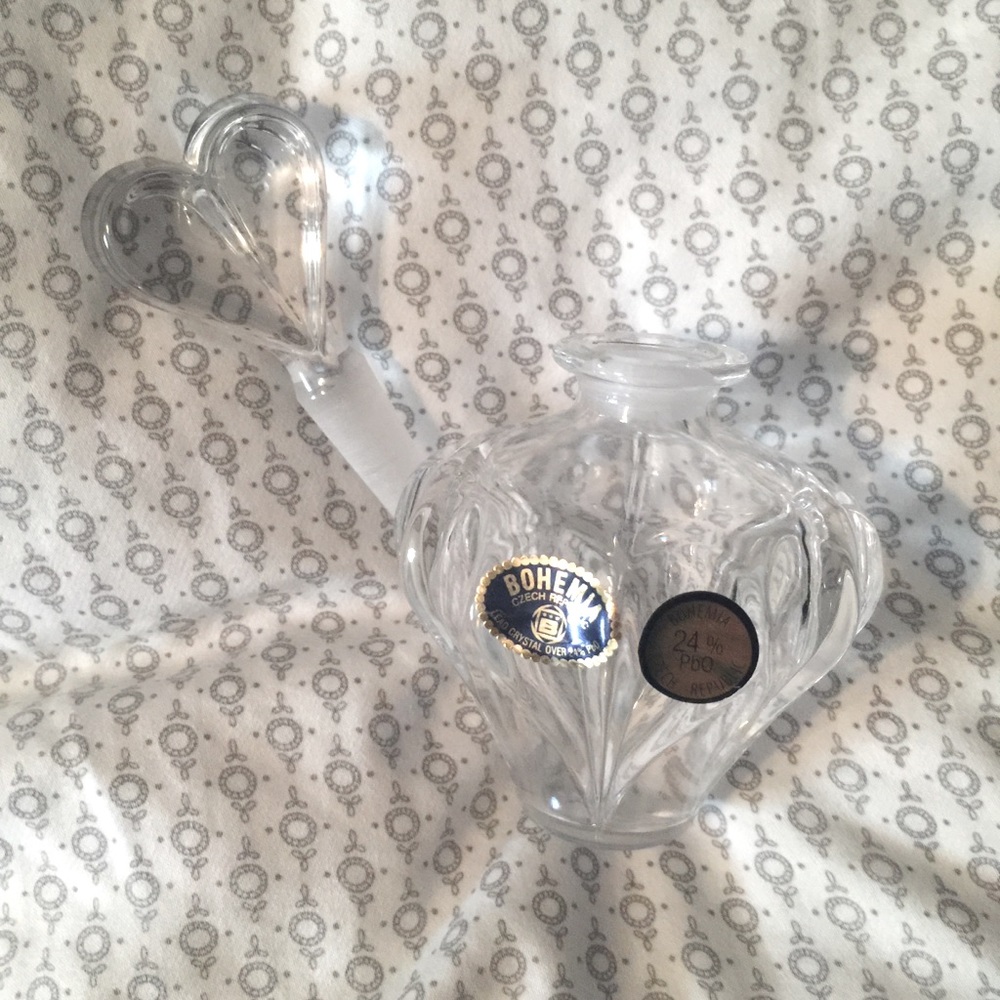 Vintage Crystal Perfume Bottle